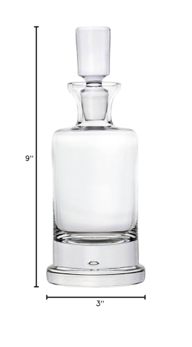 Ravenscroft Crystal Large Wine Decanter, Crafted in Europe, Handblown, 66 FL Oz, Clear Ground Glass Stopper, 100% Lead-Free Crystal, Gift-Boxed, Elegant Design