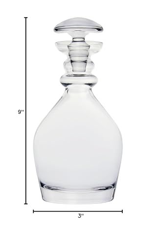 Ravenscroft Crystal Large Wine Decanter, Crafted in Europe, Handblown, 66 FL Oz, Clear Ground Glass Stopper, 100% Lead-Free Crystal, Gift-Boxed, Elegant Design