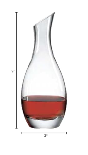 Ravenscroft Crystal Large Wine Decanter, Crafted in Europe, Handblown, 66 FL Oz, Clear Ground Glass Stopper, 100% Lead-Free Crystal, Gift-Boxed, Elegant Design