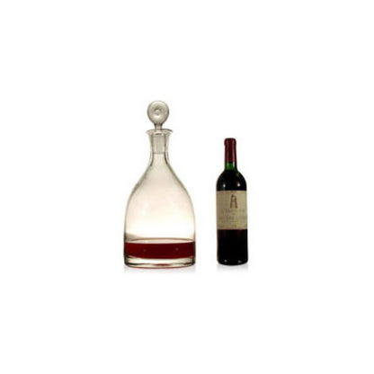 Ravenscroft Crystal Large Wine Decanter, Crafted in Europe, Handblown, 66 FL Oz, Clear Ground Glass Stopper, 100% Lead-Free Crystal, Gift-Boxed, Elegant Design