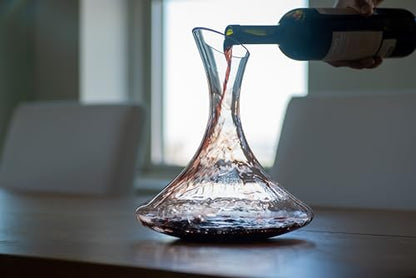 Ravenscroft Crystal Large Wine Decanter, Crafted in Europe, Handblown, 66 FL Oz, Clear Ground Glass Stopper, 100% Lead-Free Crystal, Gift-Boxed, Elegant Design